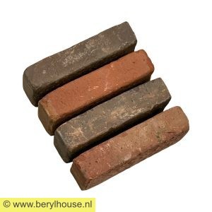 Metselstenen rood genuanceerd  wasserstrich getrommeld WF (per stuk)