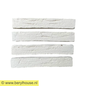 Baksteenstrippen wit handvorm HF (per m2)