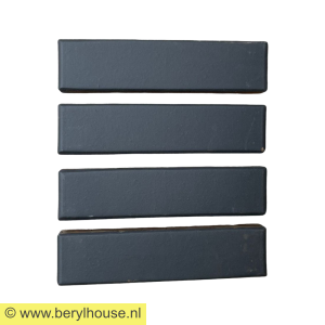 Baksteenstrippen zwart strengpers WF (per m2)