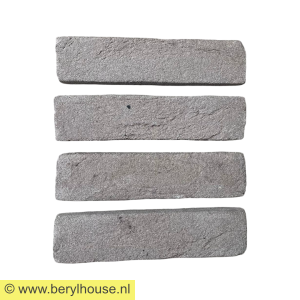 Baksteenstrippen grijs handvorm WF (per m2)