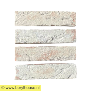 Baksteenstrippen creme wit handvorm WF (per m2)