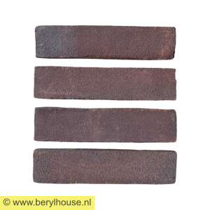 Baksteenstrippen bruin paars vormbak WF (per m2)