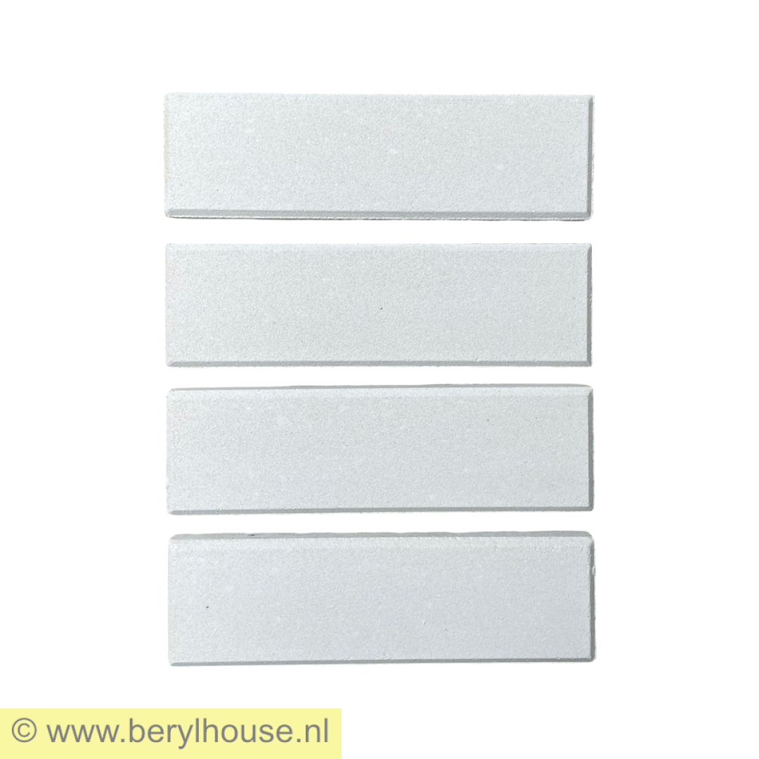 Baksteenstrippen wit strengpers DF (per m2)