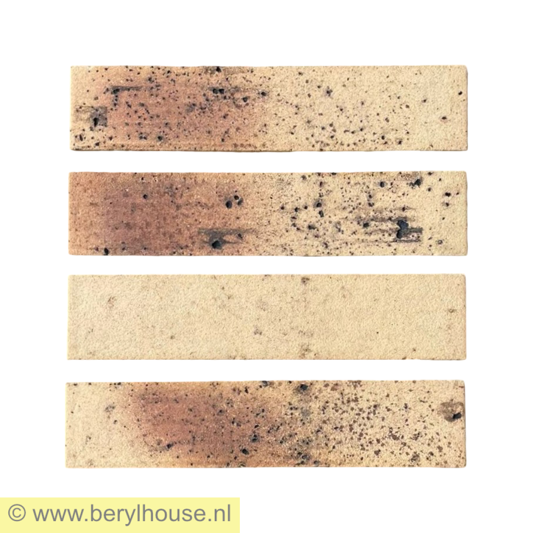 Baksteenstrippen geel genuanceerd strengpers WF (per m2)