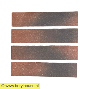 Baksteenstrippen rood genuanceerd strengpers WF (per m2)