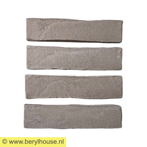 Baksteenstrippen grijs wasserstrich WF (per m2)