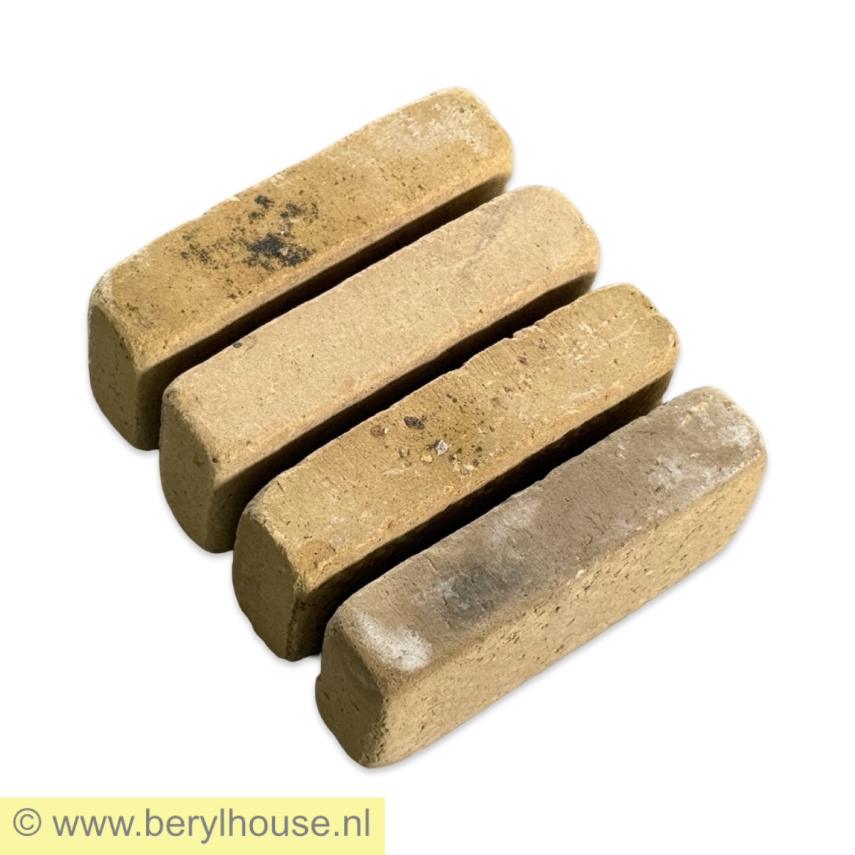 Metselstenen geel genuanceerd gesinterd wasserstrich getrommeld WF (per stuk)