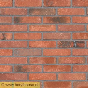 Metselstenen rood genuanceerd gesinterd wasserstrich getrommeld WF (per stuk)